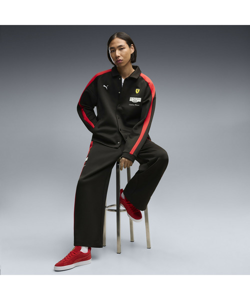 PUMA(プーマ)の「PUMA プーマ メンズ フェラーリ T7 トラック ジャケット(ジャージ・メンズ・レッド/ブラック・LARGE/SMALL/X-LARGE/MEDIUM)」の4枚目の写真