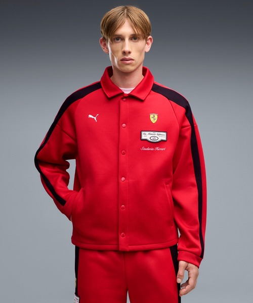 PUMA(プーマ)の「PUMA プーマ メンズ フェラーリ T7 トラック ジャケット(ジャージ・メンズ・レッド/ブラック・LARGE/SMALL/X-LARGE/MEDIUM)」の1枚目の写真