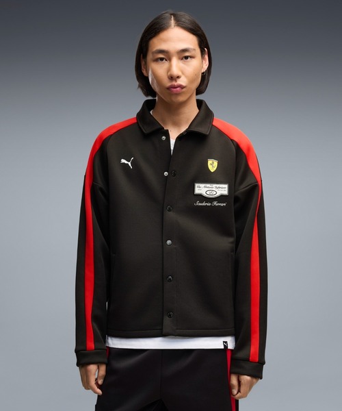 PUMA(プーマ)の「PUMA プーマ メンズ フェラーリ T7 トラック ジャケット(ジャージ・メンズ・レッド/ブラック・LARGE/SMALL/X-LARGE/MEDIUM)」の2枚目の写真