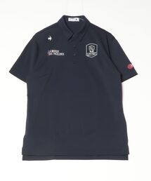 ルコックゴルフ　マーキングアップリケ半袖シャツ