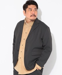 テーラードジャケット メンズ 大きいサイズ AIRYFLOW ストレッチ 無地 シングルジャケット B&T CLUB (ビーアンドティークラブ)