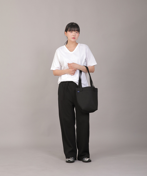 SAINTCREW(セントクルー)の「ポケットレストラペーズエコバッグ EPL-166 ブラックM(エコバッグ/サブバッグ・レディース・その他・フリー)」の3枚目の写真