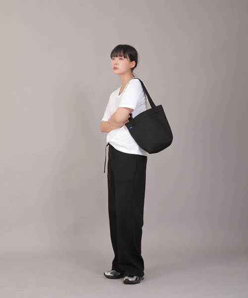 SAINTCREW(セントクルー)の「ポケットレストラペーズエコバッグ EPL-166 ブラックM(エコバッグ/サブバッグ・レディース・その他・フリー)」の4枚目の写真
