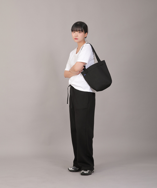 SAINTCREW(セントクルー)の「ポケットレストラペーズエコバッグ EPL-166 ブラックM(エコバッグ/サブバッグ・レディース・その他・フリー)」の5枚目の写真