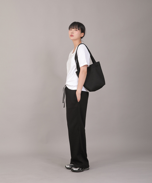 SAINTCREW(セントクルー)の「ポケットレストラペーズエコバッグ EPL-166 ブラックM(エコバッグ/サブバッグ・レディース・その他・フリー)」の6枚目の写真
