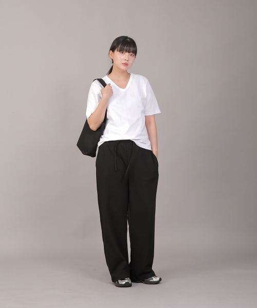 SAINTCREW(セントクルー)の「ポケットレストラペーズエコバッグ EPL-166 ブラックM(エコバッグ/サブバッグ・レディース・その他・フリー)」の7枚目の写真