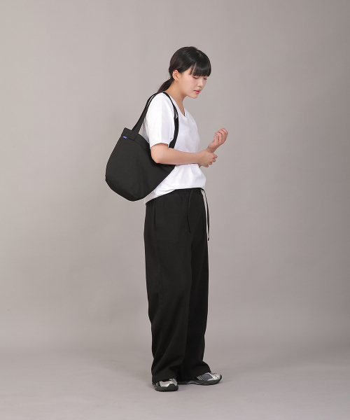 SAINTCREW(セントクルー)の「ポケットレストラペーズエコバッグ EPL-166 ブラックM(エコバッグ/サブバッグ・レディース・その他・フリー)」の9枚目の写真
