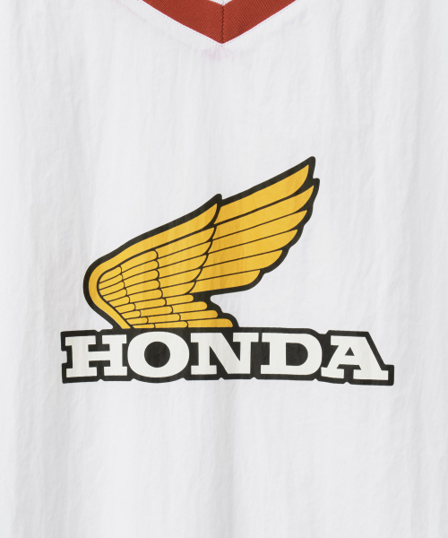 PHYPS MOTORCYCLE（フィップスモーターサイクル）の「[キムカンジ x ピップスモーターサイクル] ヴィンテージロゴスピードトラックナイロン長袖ホワイト（Tシャツ/カットソー・メンズ・その他・MEDIUM/LARGE/X-LARGE/SMALL）」の6枚目の写真