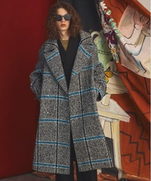 《UNISEX》【イタリアンデッドストックファブリック】プライムオーバーダブルアルスターコート/【Italian Dead Stock Fabric】Prime-Over Double-breasted Ulster Coat【MAISON SPECIAL/メゾンスペシャル】