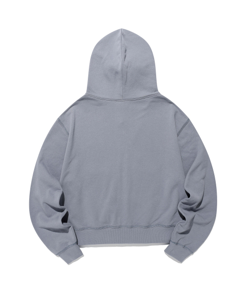 NICE GHOST CLUB(ナイスゴーストクラブ)の「ステッチドクロップフーディ ジップアップ スカイブルー(NG2GFUM484A)(パーカー・レディース・スカイブルー・SMALL/MEDIUM)」の3枚目の写真