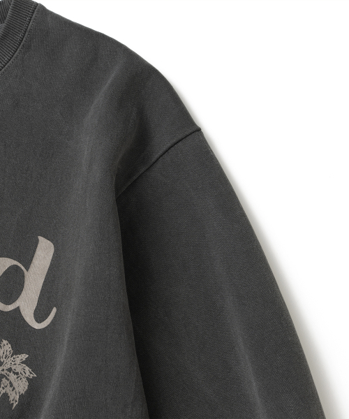 KNITTED（ニッティド）の「ピグメントファームツリークロップスウェット CHARCOAL（スウェット・メンズ・その他・MEDIUM/LARGE/X-LARGE）」の3枚目の写真