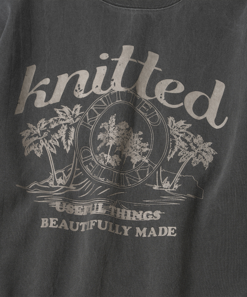 KNITTED（ニッティド）の「ピグメントファームツリークロップスウェット CHARCOAL（スウェット・メンズ・その他・MEDIUM/LARGE/X-LARGE）」の6枚目の写真