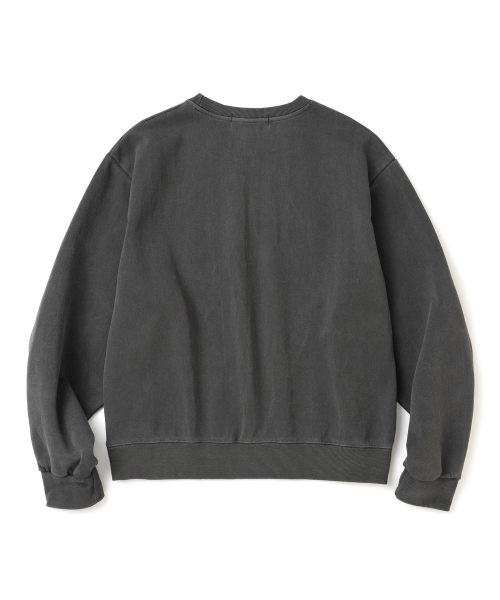 KNITTED（ニッティド）の「ピグメントファームツリークロップスウェット CHARCOAL（スウェット・メンズ・その他・MEDIUM/LARGE/X-LARGE）」の7枚目の写真