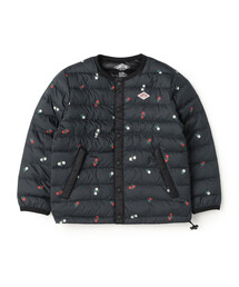 DANTON(�_���g��)��Kids�f Inner Down Crewneck Jacket Print(�_�E���W���P�b�g/�R�[�g)