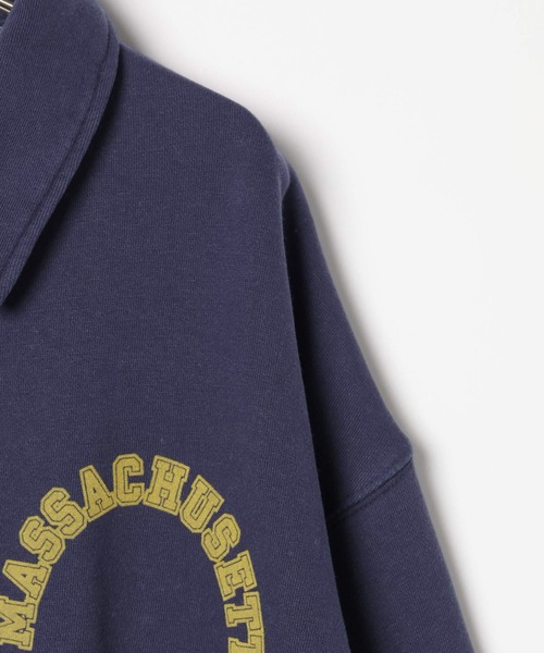GEORGE'S(ジョージズ)の「スクリーンスターズ 裏毛ハーフZIP(スウェット・メンズ・杢グレー/ネイビー・LARGE/MEDIUM)」の5枚目の写真