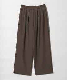 裏起毛ジョーゼット ワイドパンツ ウォッシャブル 防シワ
