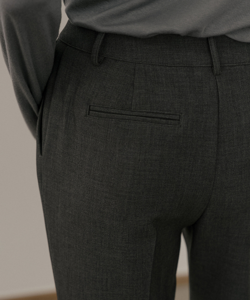 TILL I DIE（ティルアイダイ）の「Wool blend bootcut pants [TIFA06PT03]_Charcoal（その他パンツ・レディース・ダークグレー・SMALL/MEDIUM）」の2枚目の写真