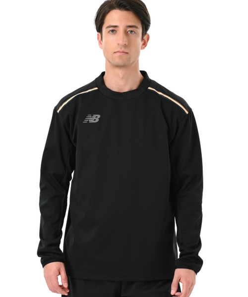 NEW BALANCE(ニューバランス)の「ニューバランス New Balance ストレッチボンディングトップ 防風撥水(ジャージ・メンズ・グレー/ブラック・M/LL/L/3L)」の2枚目の写真