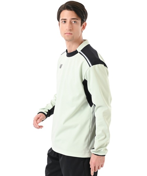 NEW BALANCE(ニューバランス)の「ニューバランス New Balance ストレッチボンディングトップ 防風撥水(ジャージ・メンズ・グレー/ブラック・M/LL/L/3L)」の4枚目の写真
