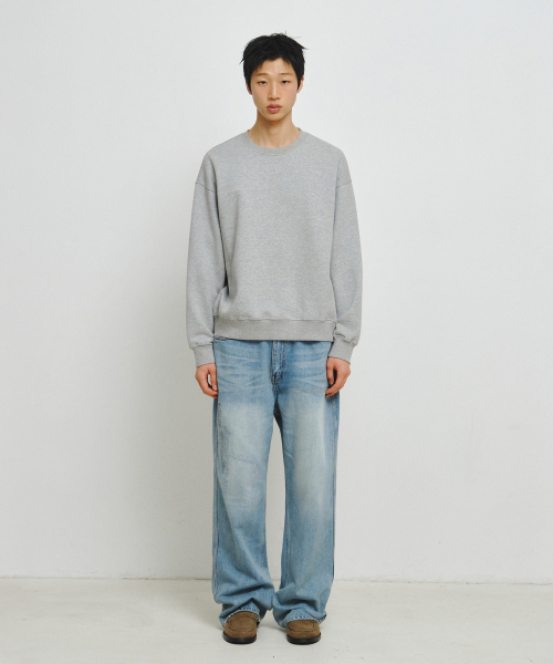 ENDOOR（エンドア）の「Mend Stitch スウェット（グレー）（スウェット・レディース・ヘザーグレー・LARGE/MEDIUM）」の2枚目の写真