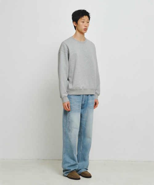ENDOOR（エンドア）の「Mend Stitch スウェット（グレー）（スウェット・レディース・ヘザーグレー・LARGE/MEDIUM）」の3枚目の写真