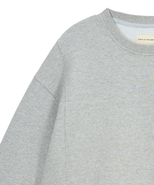 ENDOOR（エンドア）の「Mend Stitch スウェット（グレー）（スウェット・レディース・ヘザーグレー・LARGE/MEDIUM）」の10枚目の写真