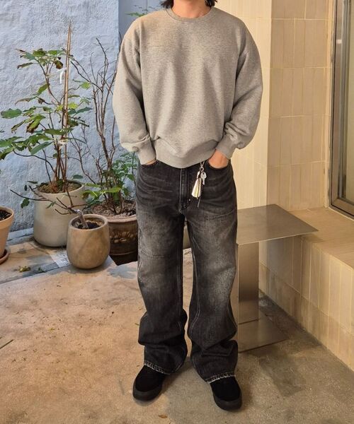 ENDOOR（エンドア）の「Mend Stitch スウェット（グレー）（スウェット・レディース・ヘザーグレー・LARGE/MEDIUM）」の13枚目の写真