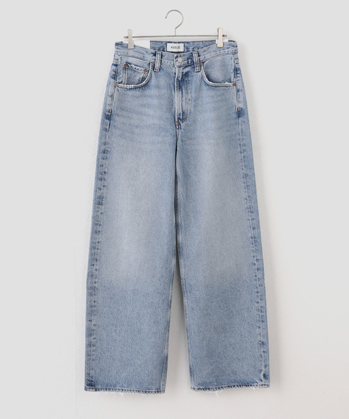 IENA LA BOUCLE(イエナラブークル)の「AGOLDE エーゴールドイー LOW CURVE JEAN A197-1206(デニムパンツ・レディース・サックスブルー・MEDIUM/SMALL/X-SMALL)」の1枚目の写真
