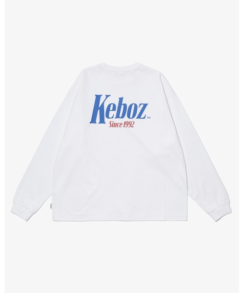 KEBOZ(ケボズ)の「TM L/S TEE(Tシャツ/カットソー・メンズ・ホワイト/アッシュグレー/ブラック・S/M/L/XL)」の2枚目の写真