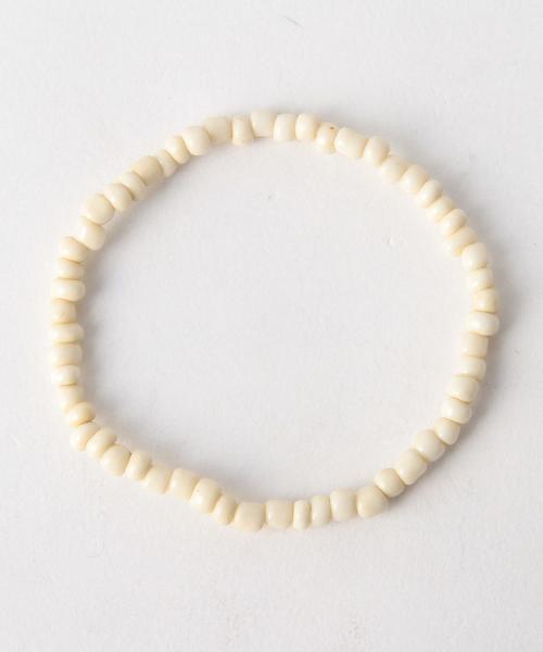 coen（コーエン）の「ハンドメイドビーズブレス（ブレスレット・レディース・ゴールド/シルバー/ブラック/ナチュラル/レッド/イエロー/ライム/ターコイズブルー/その他1/その他2・フリー）」の3枚目の写真