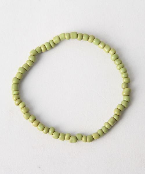 coen（コーエン）の「ハンドメイドビーズブレス（ブレスレット・レディース・ゴールド/シルバー/ブラック/ナチュラル/レッド/イエロー/ライム/ターコイズブルー/その他1/その他2・フリー）」の4枚目の写真