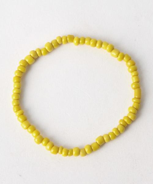 coen（コーエン）の「ハンドメイドビーズブレス（ブレスレット・レディース・ゴールド/シルバー/ブラック/ナチュラル/レッド/イエロー/ライム/ターコイズブルー/その他1/その他2・フリー）」の6枚目の写真