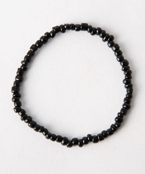coen（コーエン）の「ハンドメイドビーズブレス（ブレスレット・レディース・ゴールド/シルバー/ブラック/ナチュラル/レッド/イエロー/ライム/ターコイズブルー/その他1/その他2・フリー）」の2枚目の写真