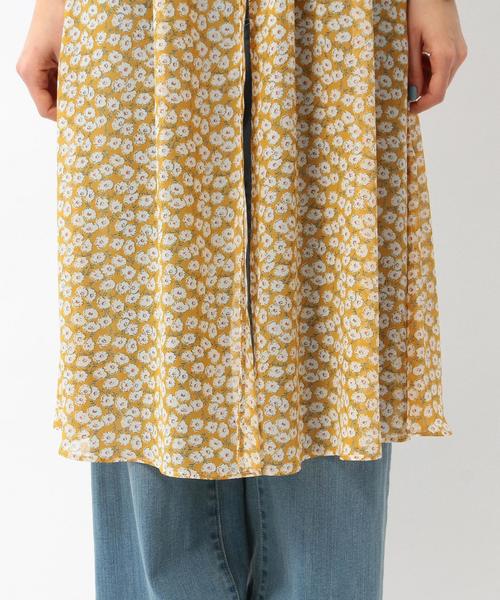 Another Edition（アナザーエディション）の「フラワーロングブラウス/ AEBFC フラワー LONG BLS◆（シャツ/ブラウス・レディース・ライトブルー/イエロー・フリー）」の10枚目の写真