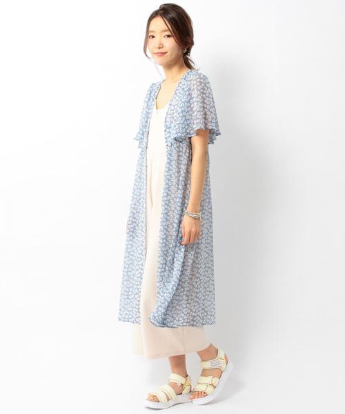 Another Edition（アナザーエディション）の「フラワーロングブラウス/ AEBFC フラワー LONG BLS◆（シャツ/ブラウス・レディース・ライトブルー/イエロー・フリー）」の8枚目の写真