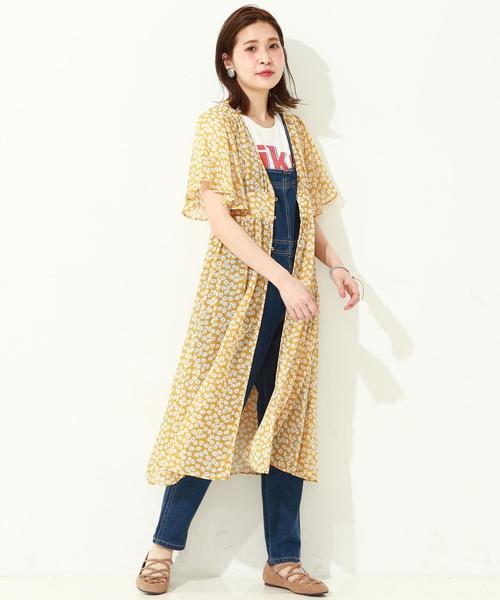 Another Edition（アナザーエディション）の「フラワーロングブラウス/ AEBFC フラワー LONG BLS◆（シャツ/ブラウス・レディース・ライトブルー/イエロー・フリー）」の20枚目の写真