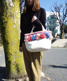 Lilas Campbell | _Lilas Campbell canvas morocco bag(ハンドバッグ)