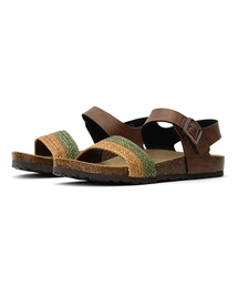 レディース NUOVO ヌオーヴォ WOVEN STRAP NC50096 KHAKI/BEIGE