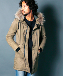 N/C TWILL THINSULATE MILITARY COAT:ナイロン/コットン シンサレート ミリタリーコート
