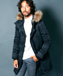 N/C TWILL THINSULATE MILITARY COAT:ナイロン/コットン シンサレート ミリタリーコート
