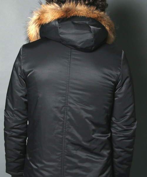 Magine(マージン)の「N/C TWILL THINSULATE MILITARY COAT:ナイロン/コットン シンサレート ミリタリーコート(ミリタリージャケット・メンズ・ブラック/ネイビー/カーキ/オリーブ・48/46/44)」の19枚目の写真