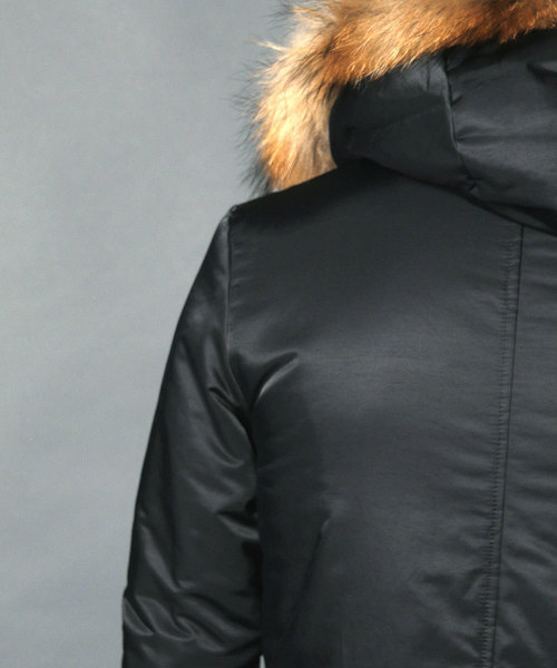 Magine(マージン)の「N/C TWILL THINSULATE MILITARY COAT:ナイロン/コットン シンサレート ミリタリーコート(ミリタリージャケット・メンズ・ブラック/ネイビー/カーキ/オリーブ・48/46/44)」の20枚目の写真