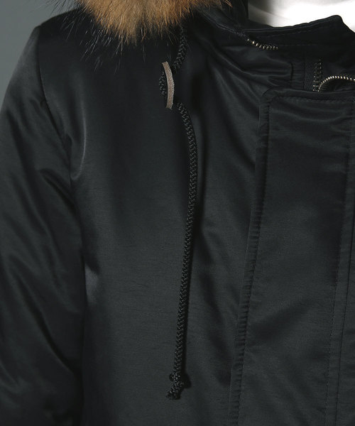 Magine(マージン)の「N/C TWILL THINSULATE MILITARY COAT:ナイロン/コットン シンサレート ミリタリーコート(ミリタリージャケット・メンズ・ブラック/ネイビー/カーキ/オリーブ・48/46/44)」の11枚目の写真