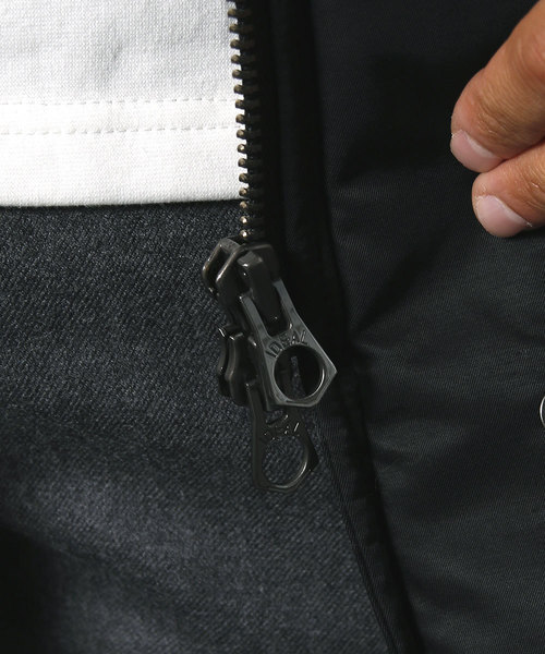 Magine(マージン)の「N/C TWILL THINSULATE MILITARY COAT:ナイロン/コットン シンサレート ミリタリーコート(ミリタリージャケット・メンズ・ブラック/ネイビー/カーキ/オリーブ・48/46/44)」の12枚目の写真