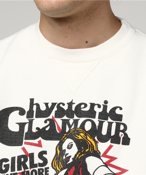 HYSTERIC GLAMOUR（ヒステリックグラマー）の「MASSIVE GIRL pt SW（スウェット・メンズ・ホワイト/ブラック/トップグレー・MEDIUM/SMALL/LARGE）」の10枚目の写真