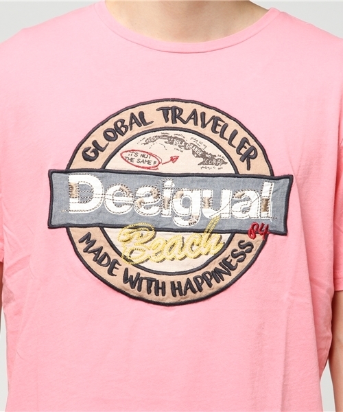 Desigual（デシグアル）の「「Desigual/デシグアル」Tシャツ（Tシャツ/カットソー・メンズ・レッド系その他/ブルー系その他・LARGE/X-LARGE/XX-LARGE/SMALL/MEDIUM）」の8枚目の写真