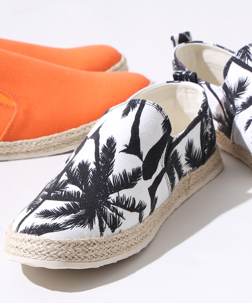 WEGO（ウィゴー）の「WEGO/ジュートソールスリッポン（スリッポン・メンズ・ブラック/インディゴブルー/オレンジ/その他1/その他2/ホワイト・MEDIUM/LARGE）」の5枚目の写真