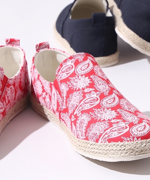 WEGO（ウィゴー）の「WEGO/ジュートソールスリッポン（スリッポン・メンズ・ブラック/インディゴブルー/オレンジ/その他1/その他2/ホワイト・MEDIUM/LARGE）」の6枚目の写真