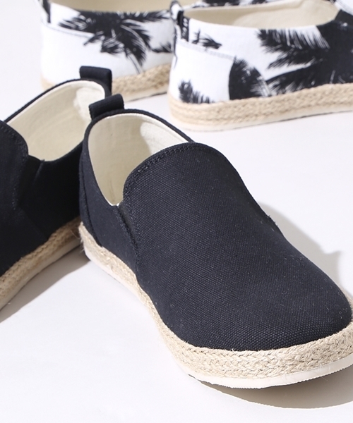 WEGO（ウィゴー）の「WEGO/ジュートソールスリッポン（スリッポン・メンズ・ブラック/インディゴブルー/オレンジ/その他1/その他2/ホワイト・MEDIUM/LARGE）」の3枚目の写真