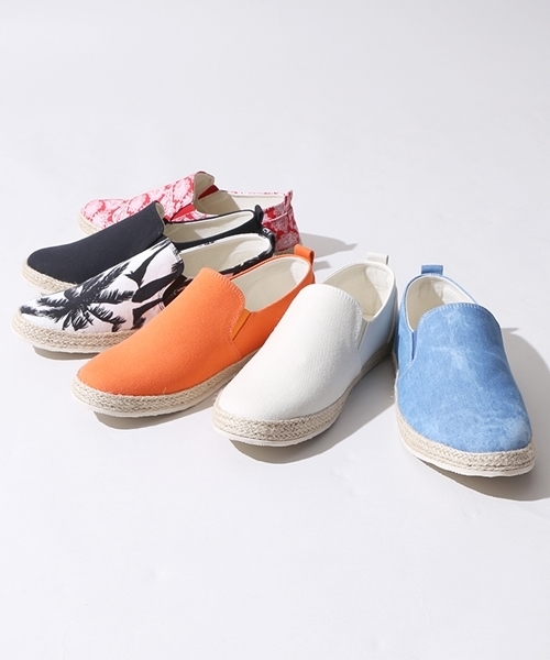 WEGO（ウィゴー）の「WEGO/ジュートソールスリッポン（スリッポン・メンズ・ブラック/インディゴブルー/オレンジ/その他1/その他2/ホワイト・MEDIUM/LARGE）」の7枚目の写真